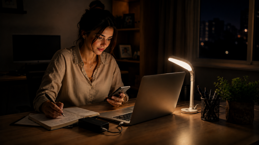 apagão no expediente? Veja 7 soluções inteligentes para não travar sua rotina de trabalho | Créditos: Portal Vou De Home