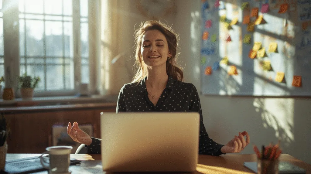 meditação no home office