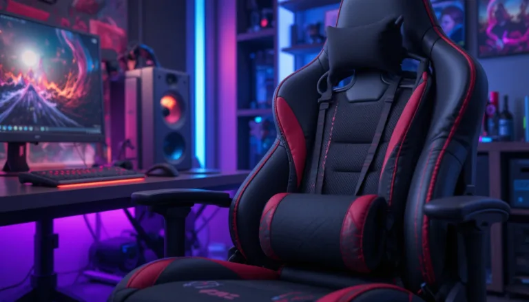 Home Office para Bem-estar - Cadeira com encosto ergometrico