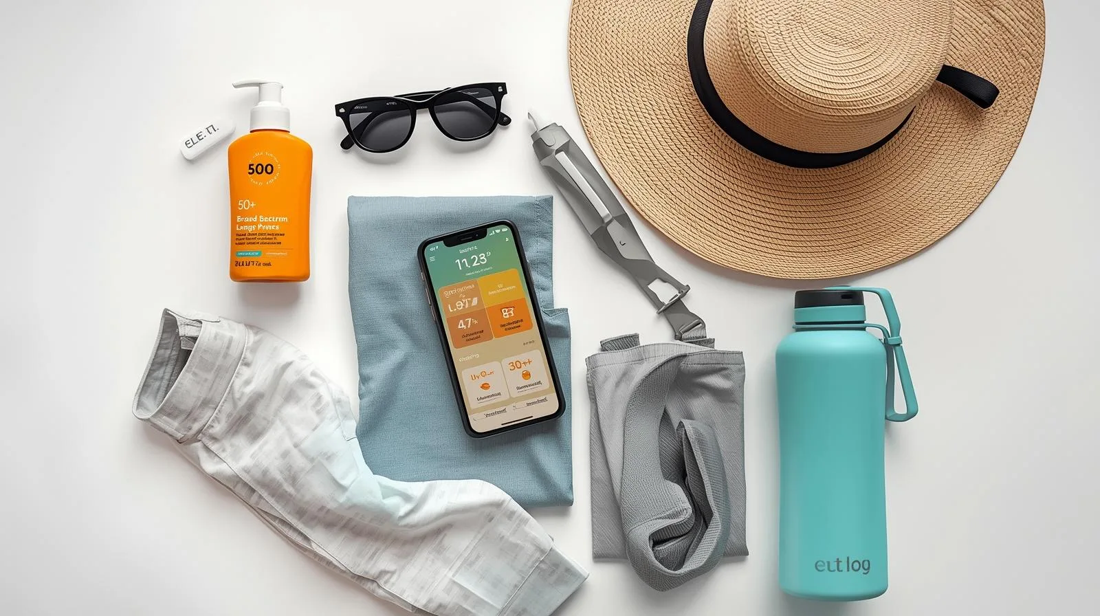 Kit básico de proteção aos raios solares