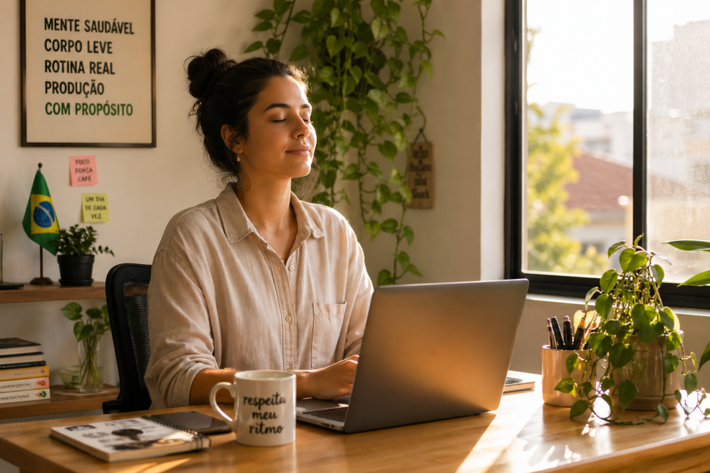 saúde mental no home office | Crédito: Portal Vou De Home