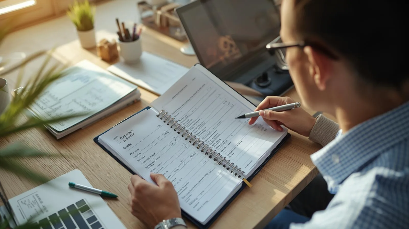 Autônomo em home office usando Livro Caixa para deduções e isenção do Imposto de Renda.