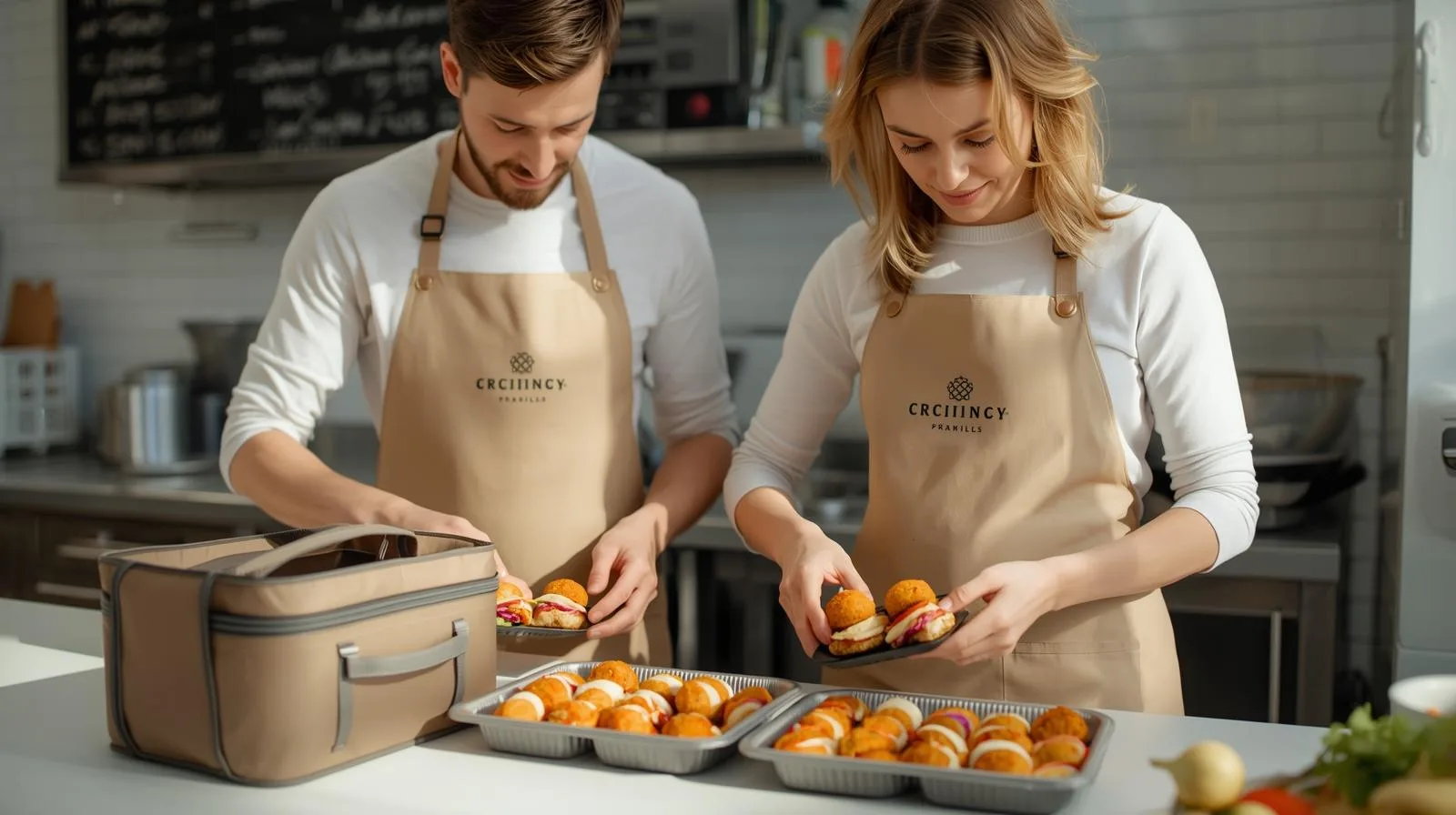 empreendedores fazendo salgados para vender no 99 Food | Créditos: Portal Vou De Home