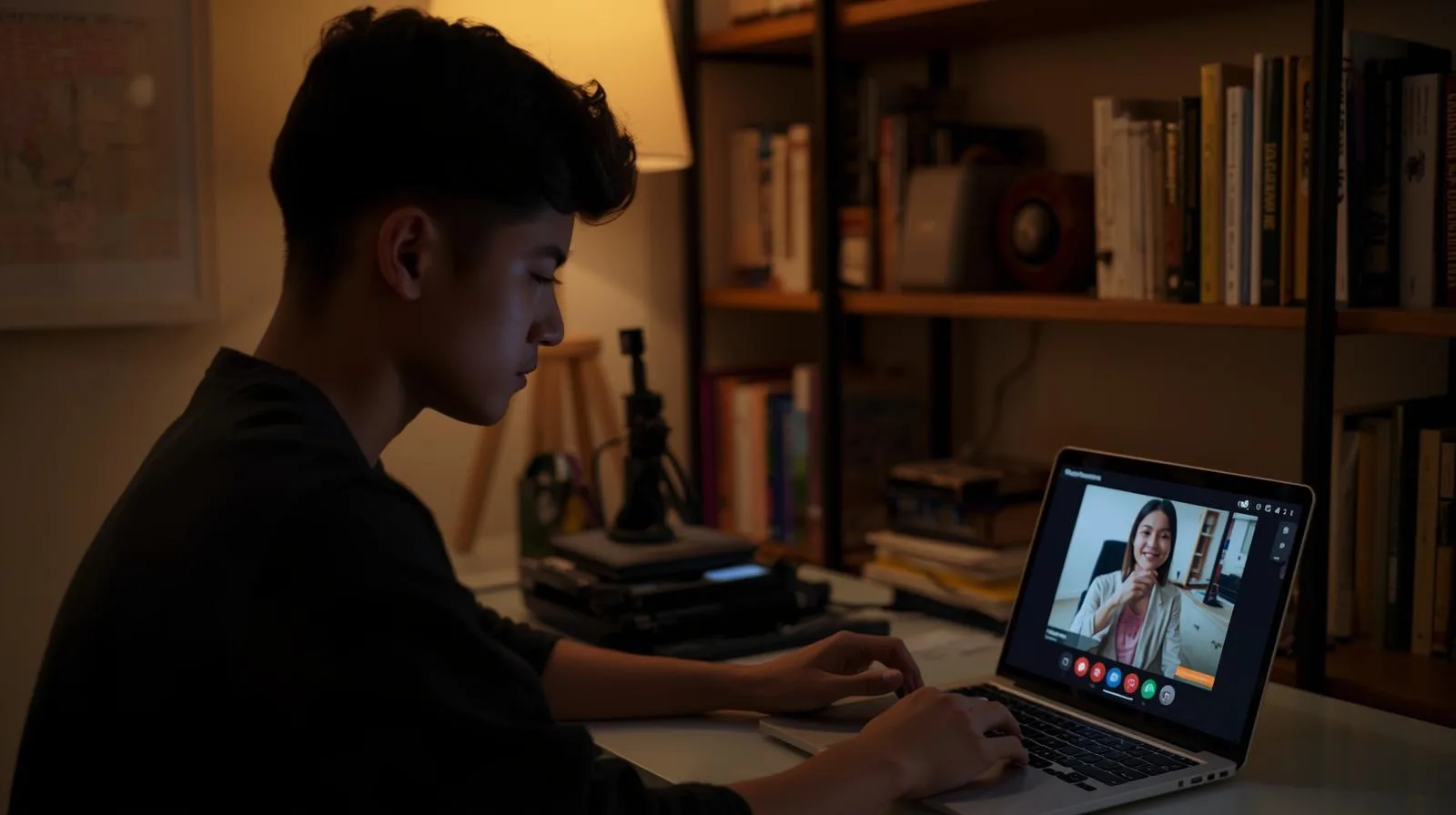 Prepare-se com antecedência. Uma entrevista bem configurada mostra profissionalismo — mesmo sendo seu primeiro home office.