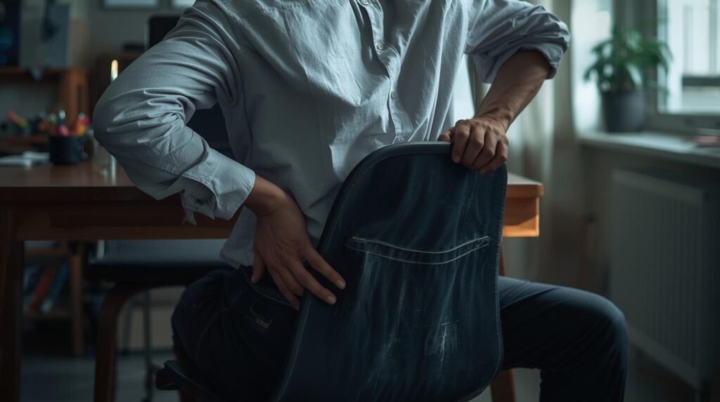 A dor na coluna não é normal — é sinal de que seu corpo está lutando contra um mobiliário improvisado. A cadeira certa muda tudo.