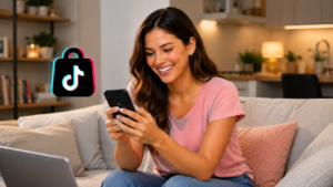 como ganhar dinheiro com Tiktok Shop em 2026 | Créditos: Portal Vou De Home