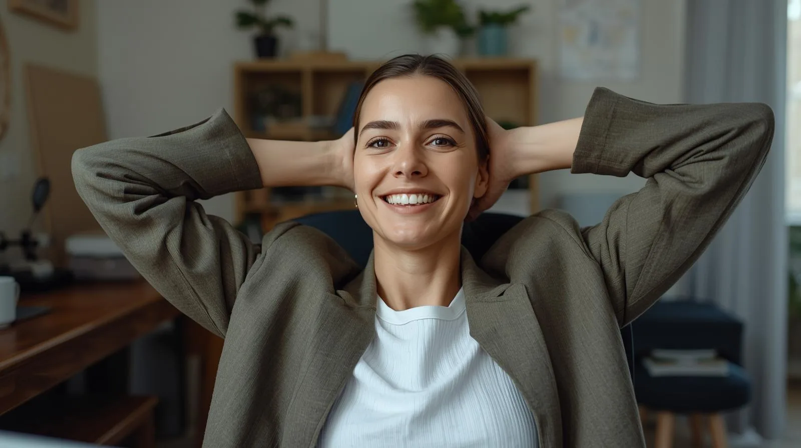 Com ergonomia, você termina o dia produtivo — não exausto. Sua energia vai para o trabalho, não para combater a dor.