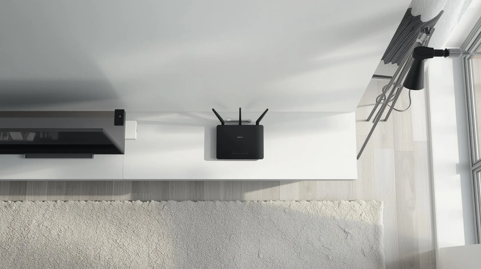 O centro da casa, elevado e sem obstáculos essa é a fórmula simples que transforma seu Wi-Fi sem gastar um centavo