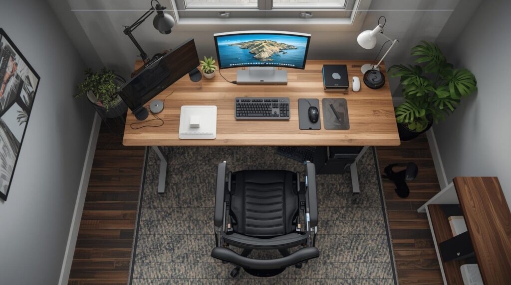 Seu corpo dita o layout. No home office para PCD, cada ajuste é feito para você — não para um padrão corporativo genérico.