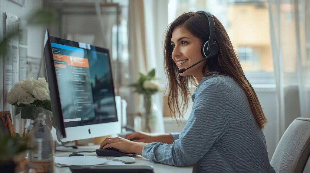 pessoa trabalhando home office, especialista em atendimento