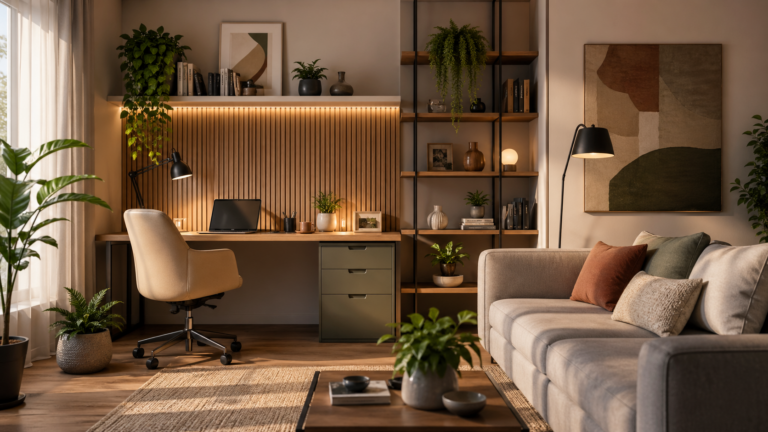 Home Office na Sala: