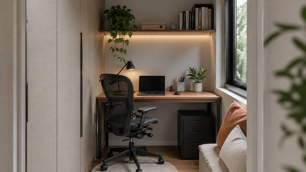 home office em espaços pequenos