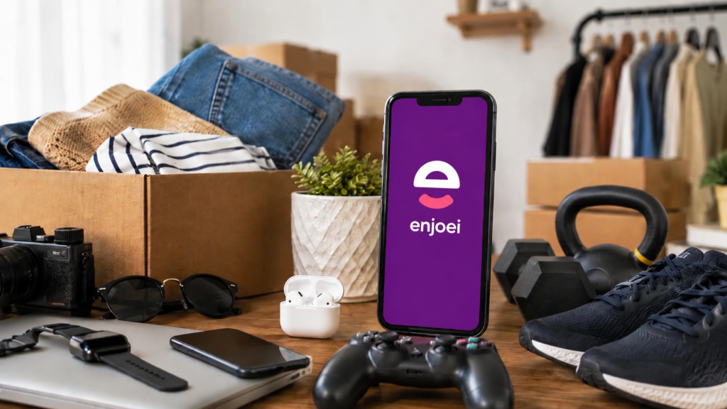 Renda Extra Com Desapego: Vale a pena vender itens usados na Enjoei? | Créditos: Portal Vou De Home