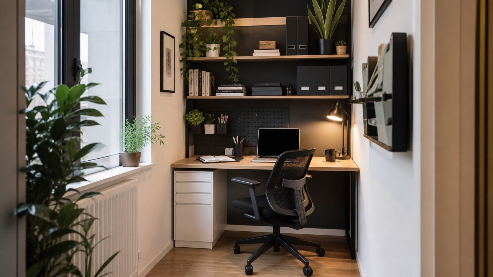 Home office planejado para espaços pequenos: como transformar pouco ...
