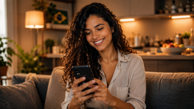 pesquisando formas de ganhar renda extra que só precisa de celular e internet | Crédito: Portal Vou De Home