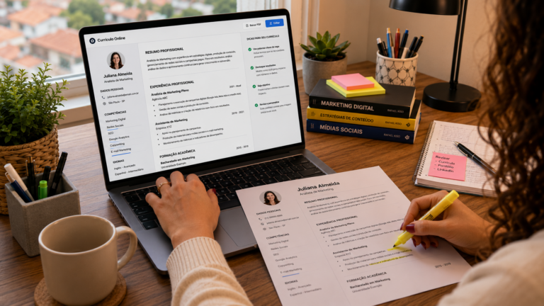 currículo estratégico para vaga home office | Créditos: Portal Vou De Home