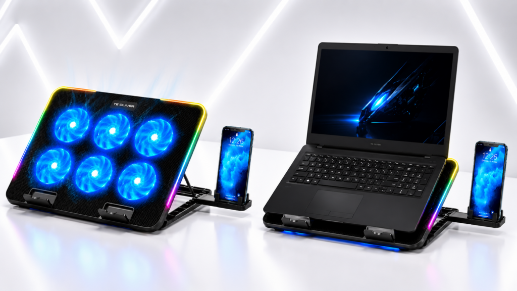 Review: Base Cooler Refrigeradora com 6 Ventoinhas | Créditos: Portal Vou De Home