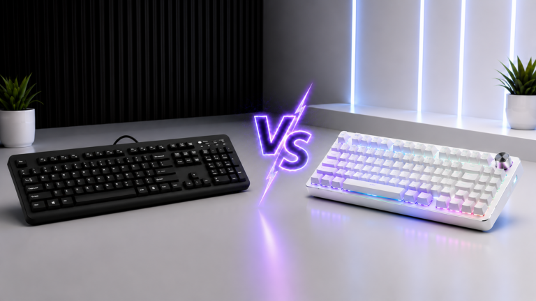 Review: Teclado Tradicional Vs Teclado Mecânico AULAF75