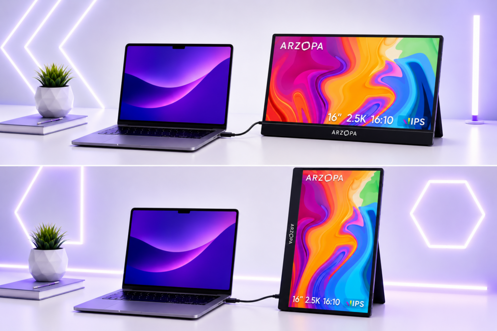 Review: Monitor Portátil Arzopa Z1RC Vale a Pena? | Créditos: Portal Vou De Home