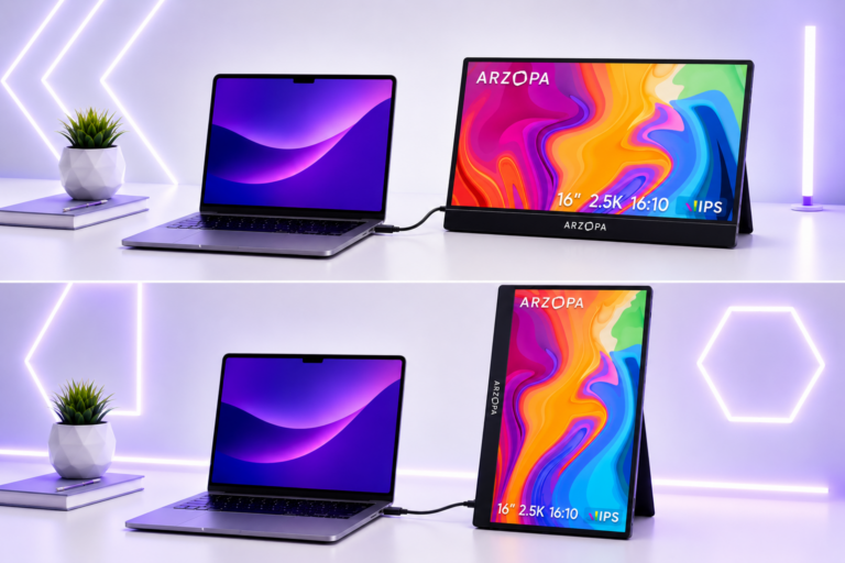 Review: Monitor Portátil Arzopa Z1RC Vale a Pena? | Créditos: Portal Vou De Home