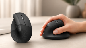 Mouse Ergonômico Logitech Lift Vertical | Créditos: Portal Vou De Home
