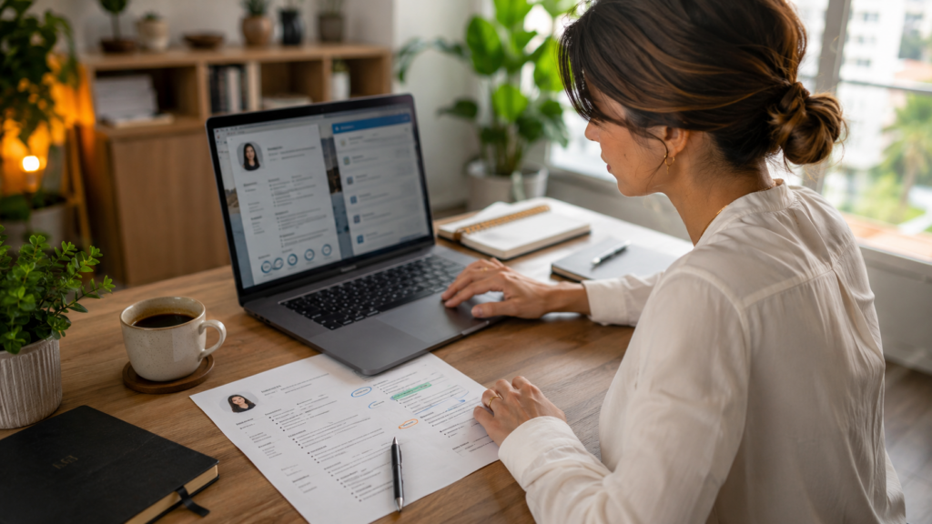 como adaptar currículo para vaga home office | Créditos: Portal Vou De Home