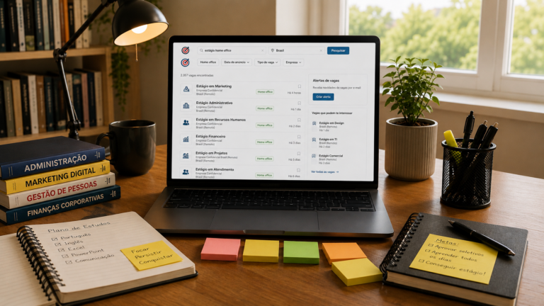 Estágio Home Office | Créditos: Portal Vou De Home